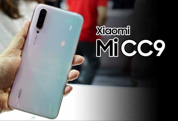 Smartphone Xiaomi Mi CC9 - výhody a nevýhody