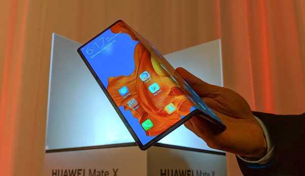 Összecsukható okostelefon Huawei Mate X - előnyei és hátrányai