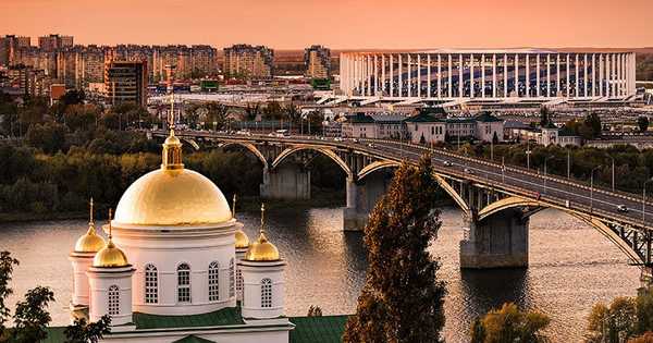 20 tempat wisata terbaik di Nizhny Novgorod