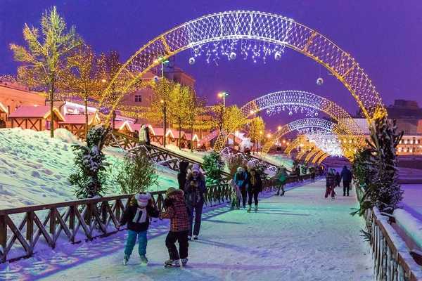Ледени пързалки Казан 2020 закрити и открити площи