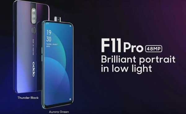 Pregled pametnih telefona Oppo F11 Pro