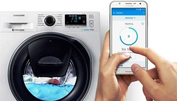 Mesin cuci Samsung dengan kecerdasan