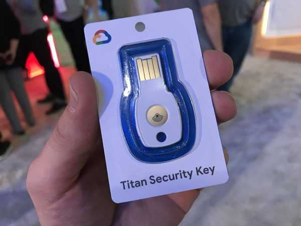 Zařízení Titan Security Appliance chrání vaše data